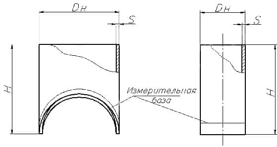 Чертеж штуцера ОСТ 34-10-509.90